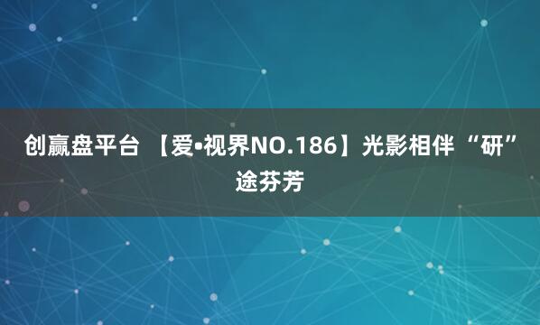 创赢盘平台 【爱•视界NO.186】光影相伴 “研”途芬芳